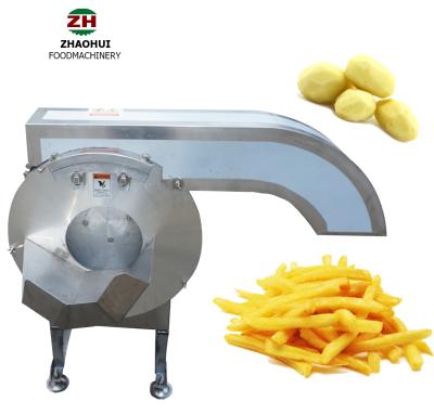 China Auto Potato Chips Making French Fries Cutting Machine for Fruit Vegetable Cube Cutting zu verkaufen