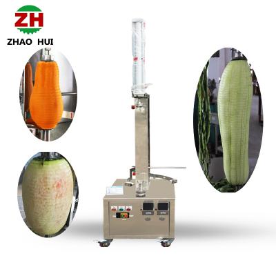 Chine Lowest Price Big Discount cuaurbit peeling machine/ marrow squash peeler/ wax gourd striping peeler à vendre