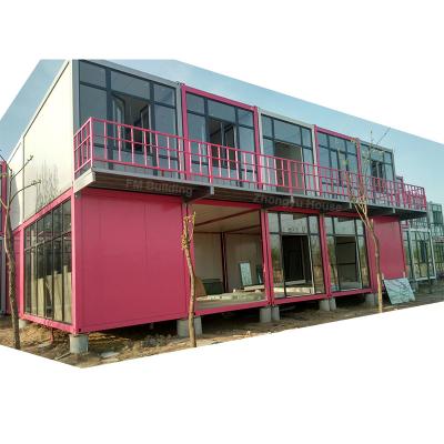 China Modern Customized 1 2 3 4 Floor Shipping Container Room Hotel Prefab With Factory Cost Price for sale