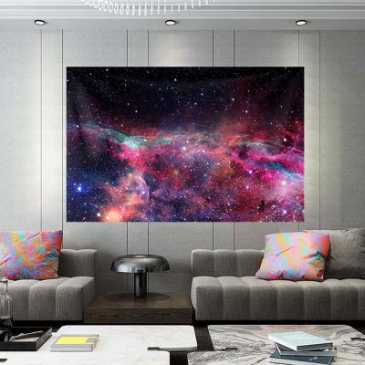 China Art Decor Psychedelic Tapestry Constellation Galaxy Universe Wall Hanging Bedding Sky Beach Starry Blanket For Room Dorm Decor for sale