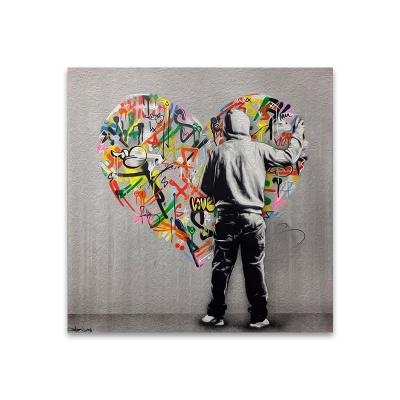 China Waterproof + Eco-Friendly Martin Whatson Pop Art Graffiti Abstract Wall Decor Artist Photos Print On Canvas Painting For Living Room Decorative for sale