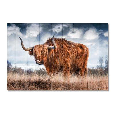 China Modern Canvas Art Animal Yaks Posters And Prints High Resolution Print Nordic Painting Pictures Living Room Wall Decoration Yaks for sale