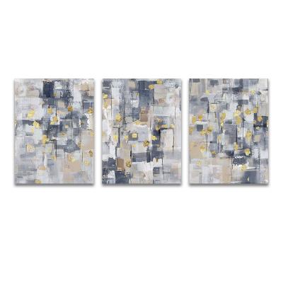 China High Resolution Printing Gray Nordic Abstract Oil Painting Wall Art Pictures Canvas For Home Decor Cuadros Living Room Decoration for sale