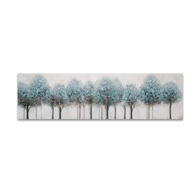 China 100% YIWU QIPING Original Handmade Abstract Acrylic 3D Tree Artwork Large Size Home Decoration Oil Paintings for sale