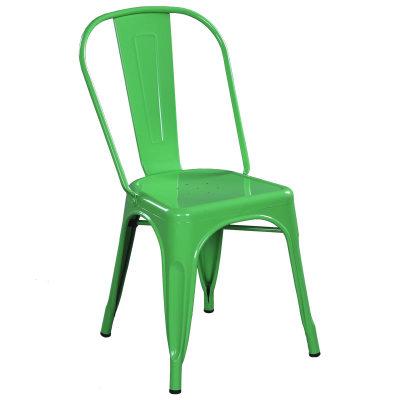 China Restaurant Furniture Dining Stackable Metal Lounge Chairs Metal Restaurant Chairs for sale