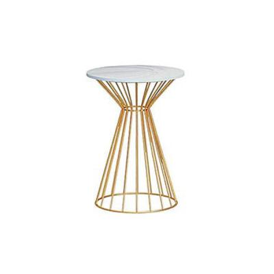 China Living Room Furniture Wire Mesh MDF Coffee Table Top Living Room Dining Table for sale