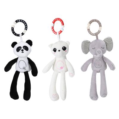 China Baby Stroller Soft Bed Toy Baby Hanging Cartoon Parts Animal Hanging Small Appease Cute Doll Stuffed Animal Doll for sale