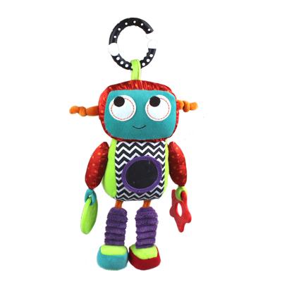 China Soft Large Robot Crib Cartoon Toy Wind Bell Hanging Baby Toys for sale