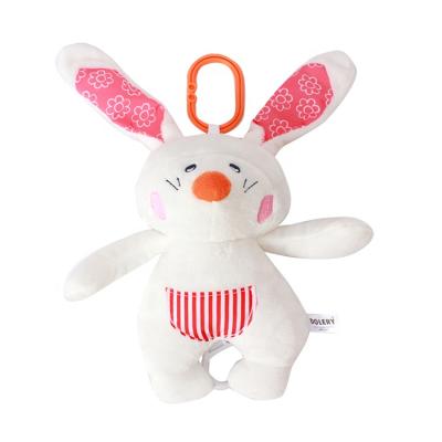 China Toy Dolery Rabbit Pull Musical Soft Toy for Baby Stroller for sale