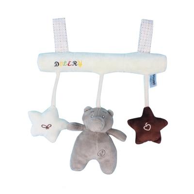 China Early Toy Car Plush Toy Car Squeaker D117A DOLERY Baby Music Crossbar Bear Education Bed Hanging for sale