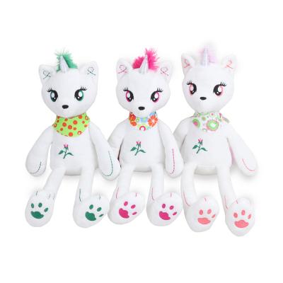 China Soothe and Help Sleep Long Legged Cartoon Unicorn Comfort Doll Baby Plush Toy S021S for sale