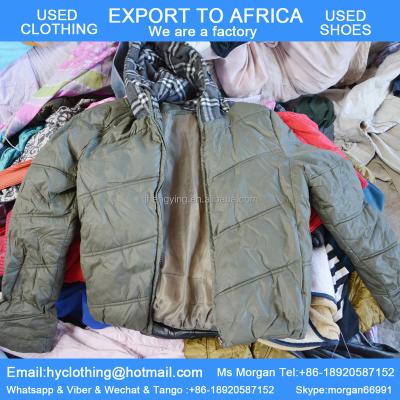 China Wholesale 100% Cotton Matched High Quality Used Winter Jackets for sale