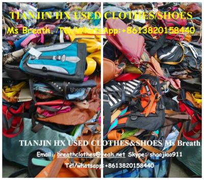 China Tear Used Clothing / Used Bags for sale