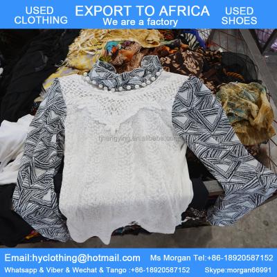 China Container of Polyester/Cotton Clothes Used in China for Africa for sale