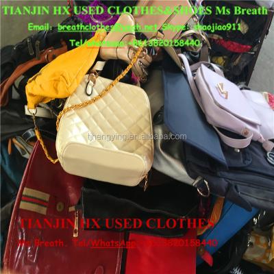 China Tear Used Bags Second Handbags Wholesale Used Apparel In Bales for sale