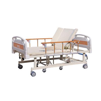 China 5 function factory price hospital wheelchair bed with toilet care bed for the elderly for sale