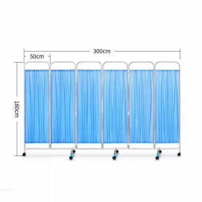 China Easy Cost Effective Factory Direct Selling Portable Ward Screen Medical Facilities Hospital Retractable Screen for sale