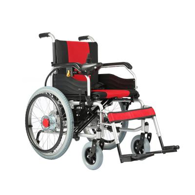 China Light weight portable aluminum foldable smart electric wheelchair cheap prices handicapped folding electric wheelchair for sale