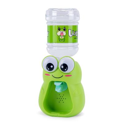 China Bath Toy Cartoon Frog Water Dispenser Toy Children's Play House Toy Kitchen Toy Set Mini Water and Light Sound Effects Available for sale