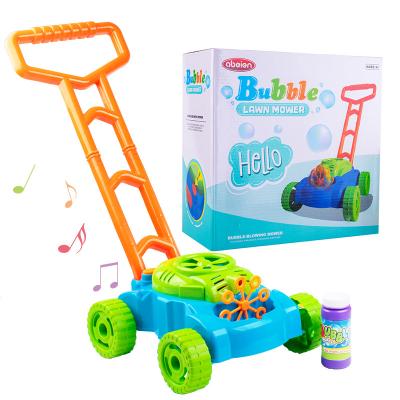 China Bubble Blowing Kids Bubble Machine Lawn Games Outside Toys For Kids Toddlers Other Baby Toys For Toddlers Outdoor Push Toys Gifts for sale