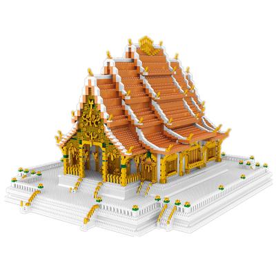 China Building Toy 7825 Thai Grand Palace Building Block 9846pcs Building Block Adult DIY Toys, Miniature Building Blocks, Large Stacking Blocks for sale