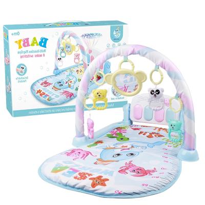 China Gym Mat For Baby Play Mat Toddler Gym Blanket Fitness Frame Baby Pedal Piano Toy for sale