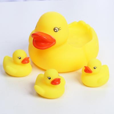 China Infant Children Infants Bath (0-3 Years) [Spot] Toys Bathroom Swimming Bath Toys Small Yellow Duck And White Horse Soft Glue Squeeze A Little Duck for sale