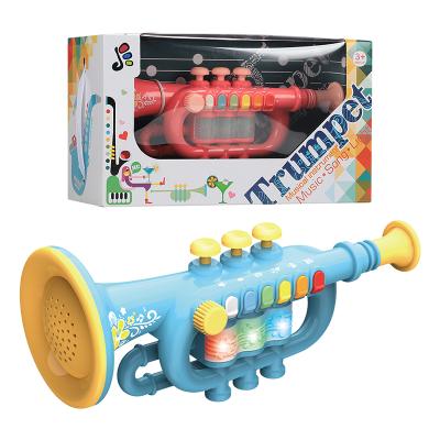 China 2020 new built-in speaker musical instrument hot-selling trumpet toys children's electronic music learning music toys for sale