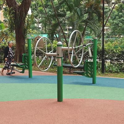 China TaiChi Wheel Outdoor Gym, Arm Wheel Equipment, Commercial Gym Outdoor Open Gym Equipment for sale