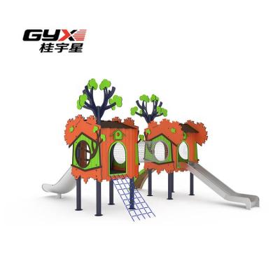 China Outdoor Physical Exercise Kids HPL Combination Slide Climbing Physical Training Items for sale