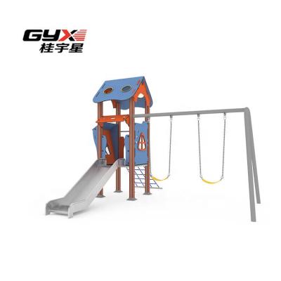 China Galvanized Outdoor Climbing Steel Structure Training Equipment GYX Sports Kids Playground Physical Swing Slide for sale