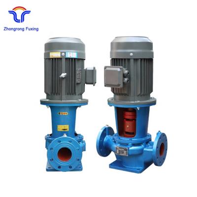 China Shandong Zhongrong Fuxing High Flow City Water Commercial Electric Pressure Booster Vertical Integrated Centrifugal Pump 11KW for sale