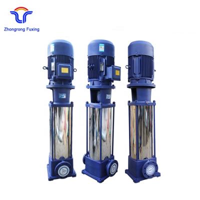 China Other Shandong Zhongrong Fuxing Centrifugal Pump Centrifugal Pump Electric Motor Vertical Multistage Water Pump for sale