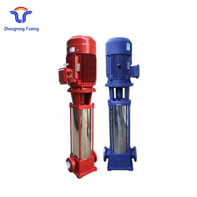 China Shandong Zhongrong Fuxing Stainless Steel Vertical Multistage Construction High Multistage Centrifugal Water Pump for sale