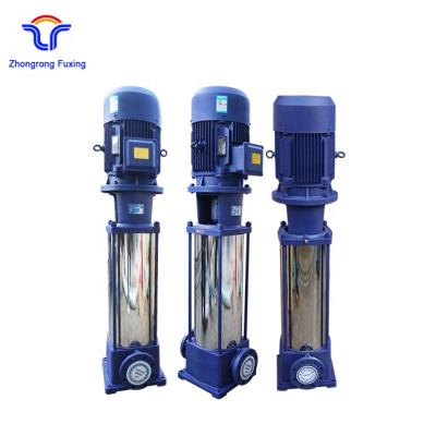 China Other Shandong Zhongrong Fuxing Centrifugal Pump Electric Motor Vertical High Pressure Multistage Water Pump for sale