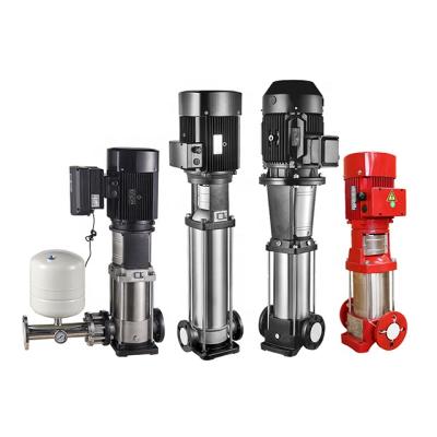 China Commercial Vertical Multistage Centrifugal Pump High Pressure Buildings Pump Manufacturer Chilled Water Pump for sale