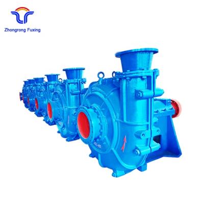 China Commercial Buildings Zhongrong Fuxing Water Pump Heavy Duty Abrasive Tailing Sand Industry Chrome Alloy Mining Solid High Suction Slurry Pump for sale