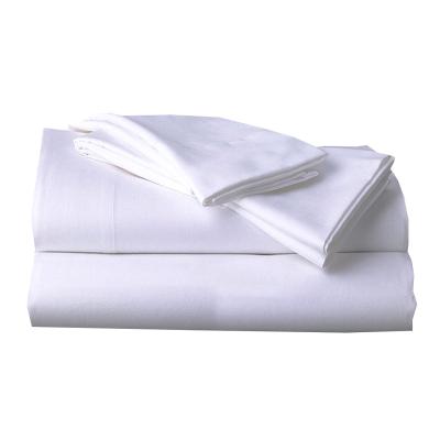 China China Anti-Static Suppliers Hotel Bedding Set Home Textile Bed Sheets Luxury White Hotel Sheet Bedding Set for sale