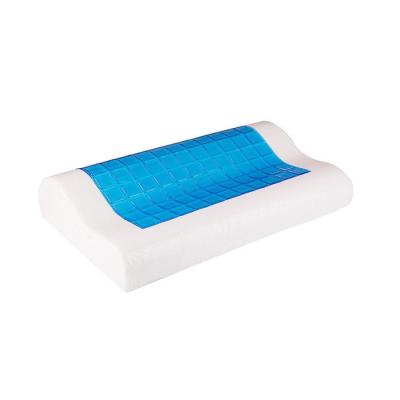 China Standard Size Comfortable Memory Foam Summer Anti-pilling Cool Gel Pillow for sale