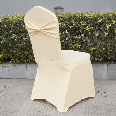 China Single Stretch Spandex Chair Cover For Wedding Party Dining Banquet Event for sale