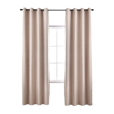 China Blackout 100% Polyester Ready Made Luxury Upholstery Living Room Window Blind Curtains for sale