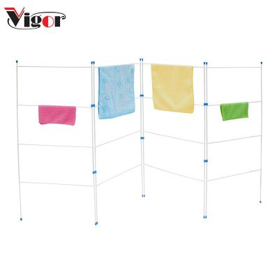 China Modern High Quality Foldable Stainless Steel Clothes Rack Hanger Drying Rack for sale