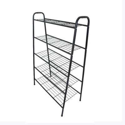 China Manufacturer Wholesale (Other) Factory Price 5 Layers Iron Adjustable Modern Shoe Rack for sale