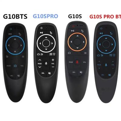 China Factory Price Durable Warranty Hot 2.4G Voice 100% Wireless Universal Learning Code G10s Air Mouse Remote Control Use For Android Box for sale