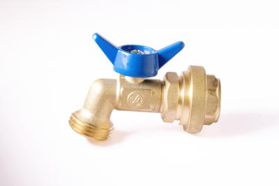 China Hose Bibb Valves Brass Bibcock Brass Faucet 1/2 Inch 3/4 Inch NPT Brass Garden Faucet Bibcock for sale