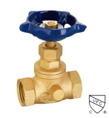 China Brass Stop Gate Valve 3/8