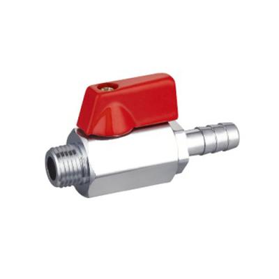 China PN25 Mini Ball Valve Female And Male Threaded Ball Valve With Carbon Steel Handle for sale