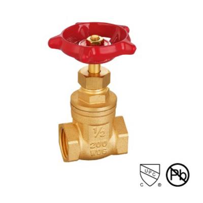 China NPT BSP Alloy Steel Gate Valve Brass For Oil Gas / Brass Water Gate Valve for sale