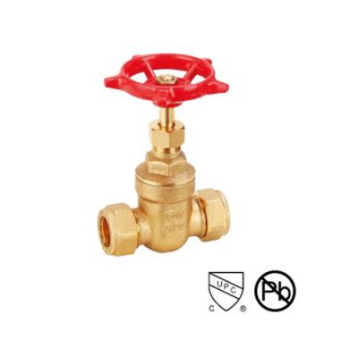 China Threaded Water Gate Valve Connect Manual Power Red Hand Wheel for sale