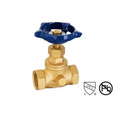 China Casting Body Female Threaded Brasscraft Stop Valve  Through Type Straight Stop Valve for sale